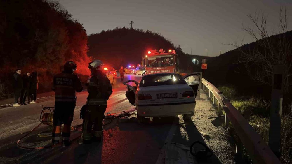 İftar saatinde feci kaza: 1 ölü, 2 yaralı