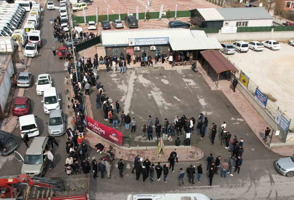 140 Bin TL Ceza Korkusu, Konya'da Kuyruk Oluşturdu