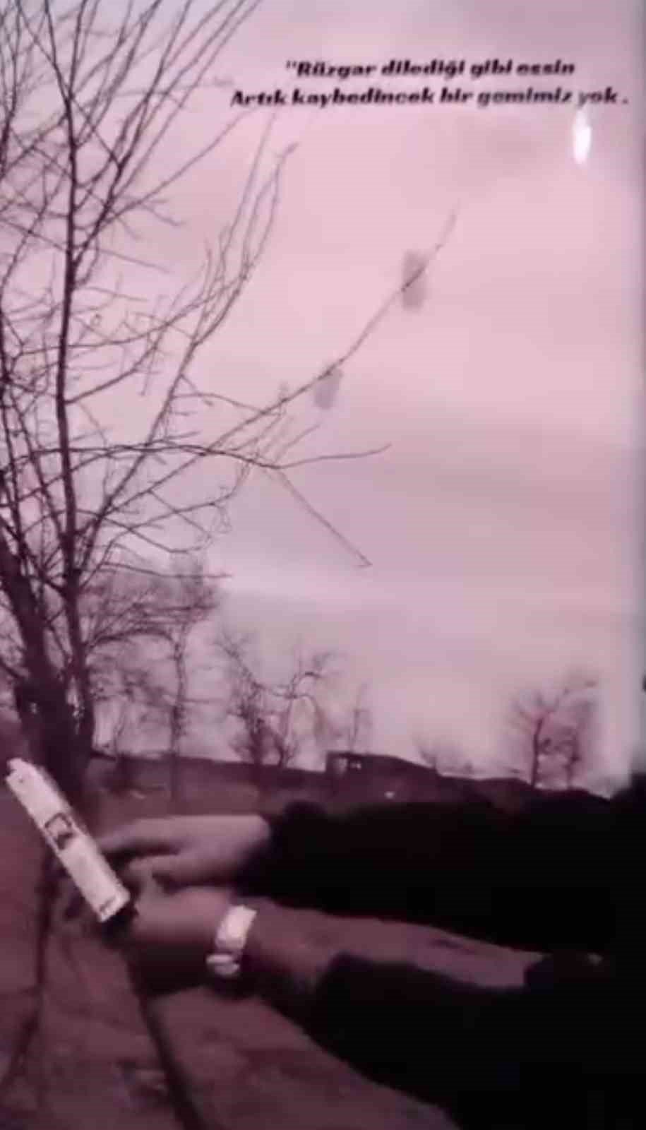 Kaybedecek bir şeyi olmayan kişiden mermi şov!