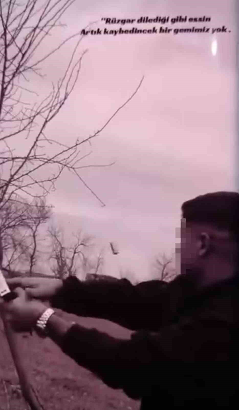 Kaybedecek bir şeyi olmayan kişiden mermi şov!