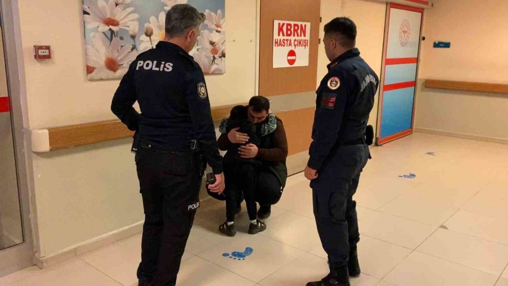 Hastanede kaybolan çocuk 1 kilometre uzakta bulundu