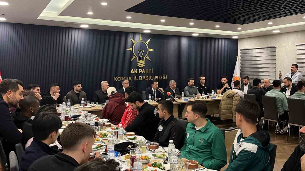 Konya’da spor ve basın camiası iftarda buluştu