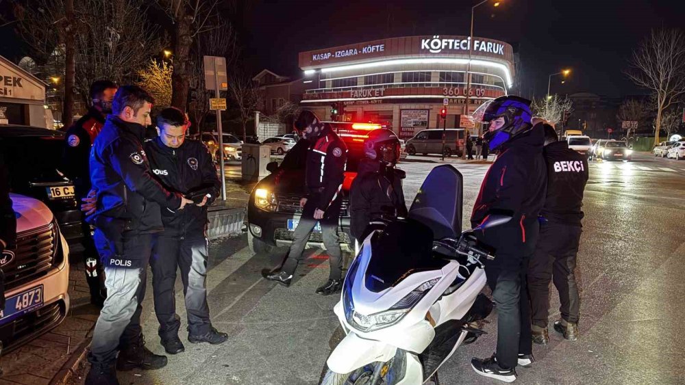 Bursa'da malum yere polis noktası