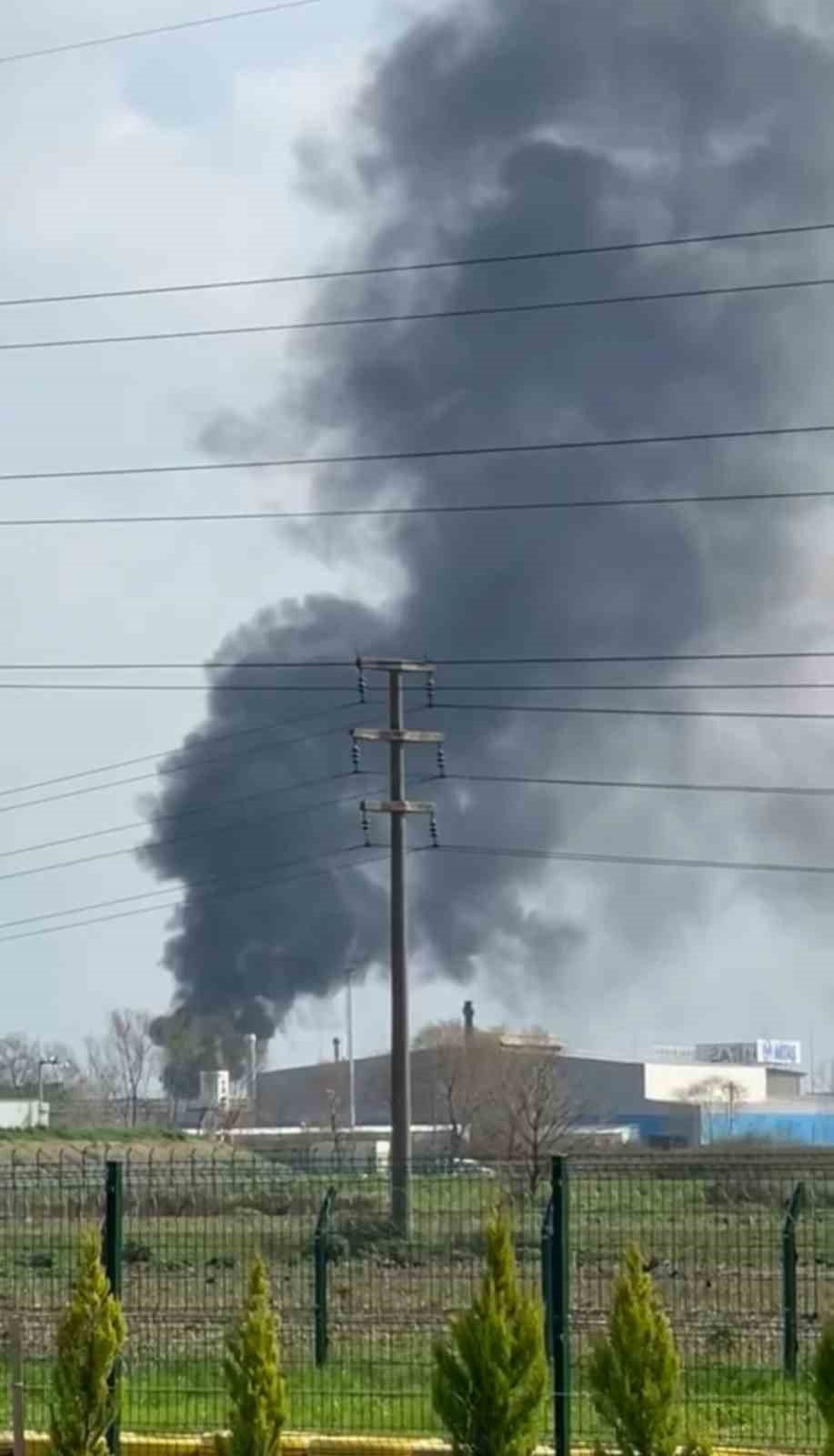 Yıldız Entegre fabrikasında yangın