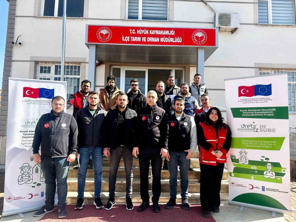 Hüyük’te kurs tamamlandı