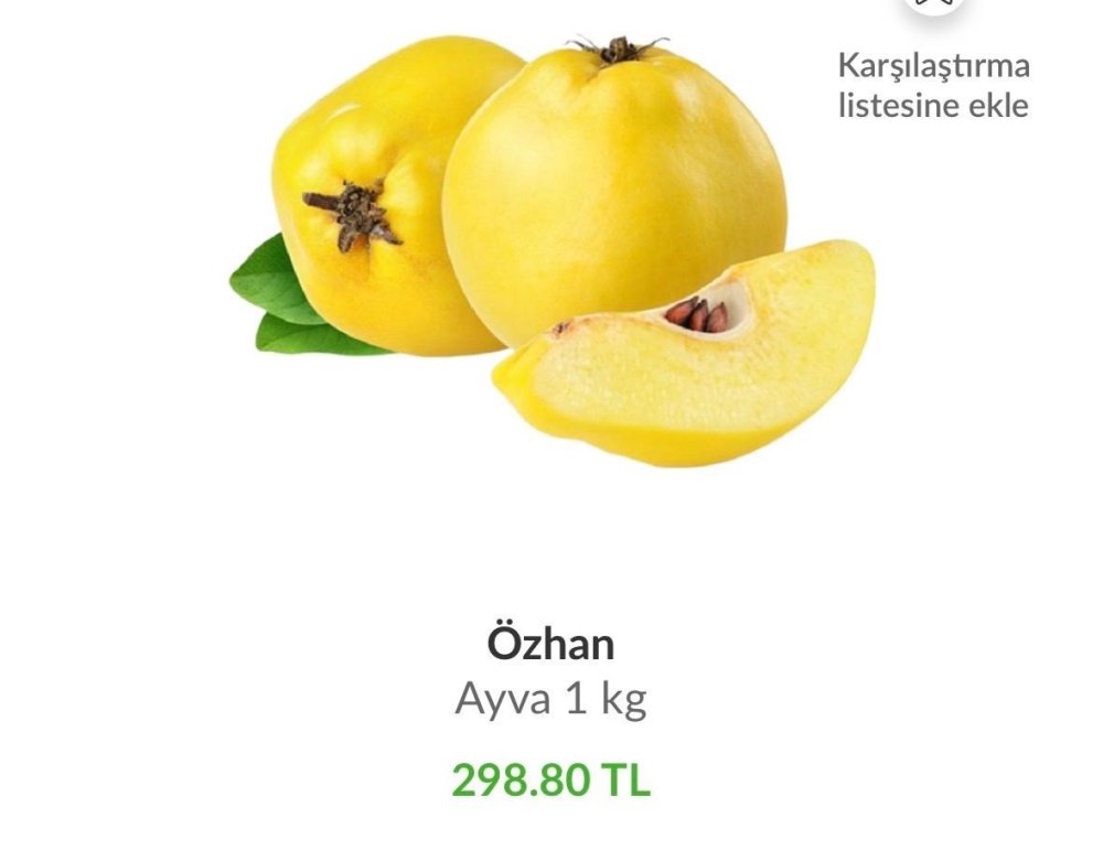 Ayva lüks oldu! Fiyatına bakan bir daha bakıyor