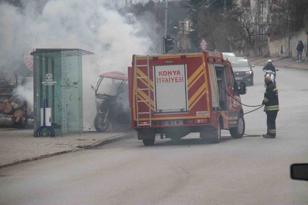 Bataryalar bomba gibi patladı! Ekmek teknesi kül oldu
