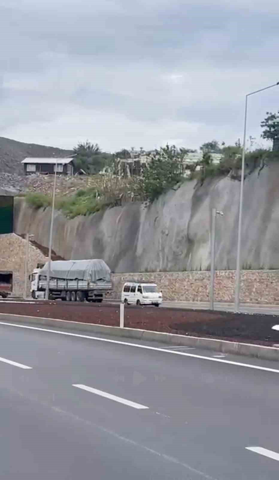 Alanya'da korku dolu anlar