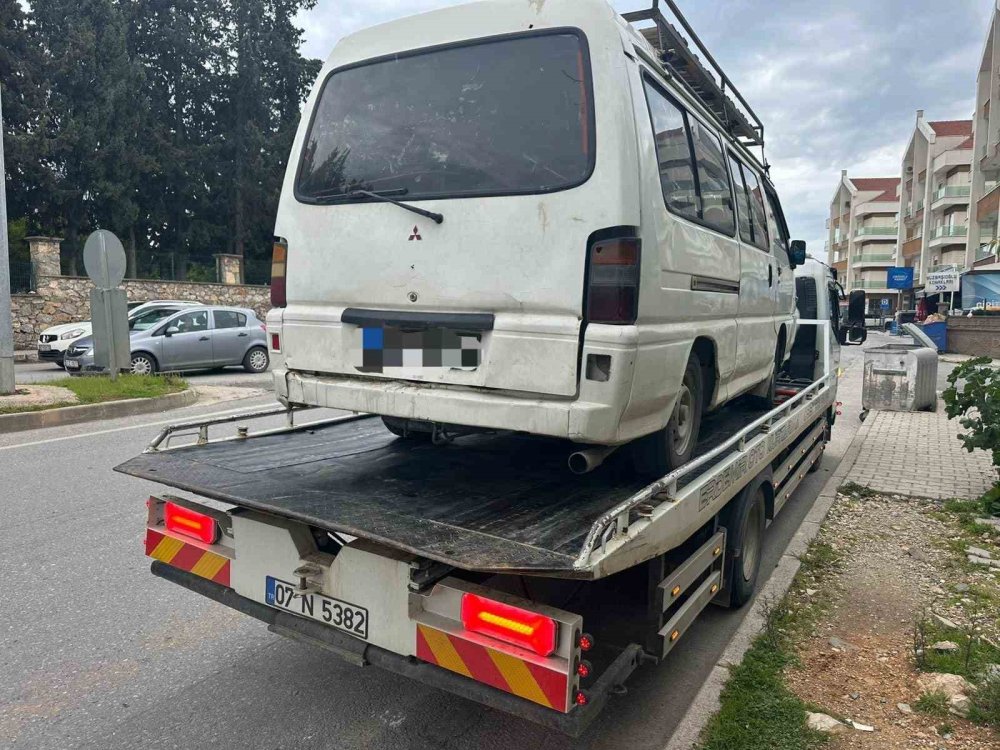 Alanya'da korku dolu anlar