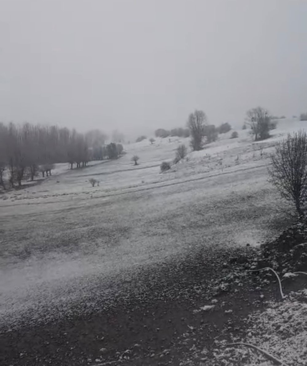 Konya'nın yüksekleri ve uçları beyaz oldu