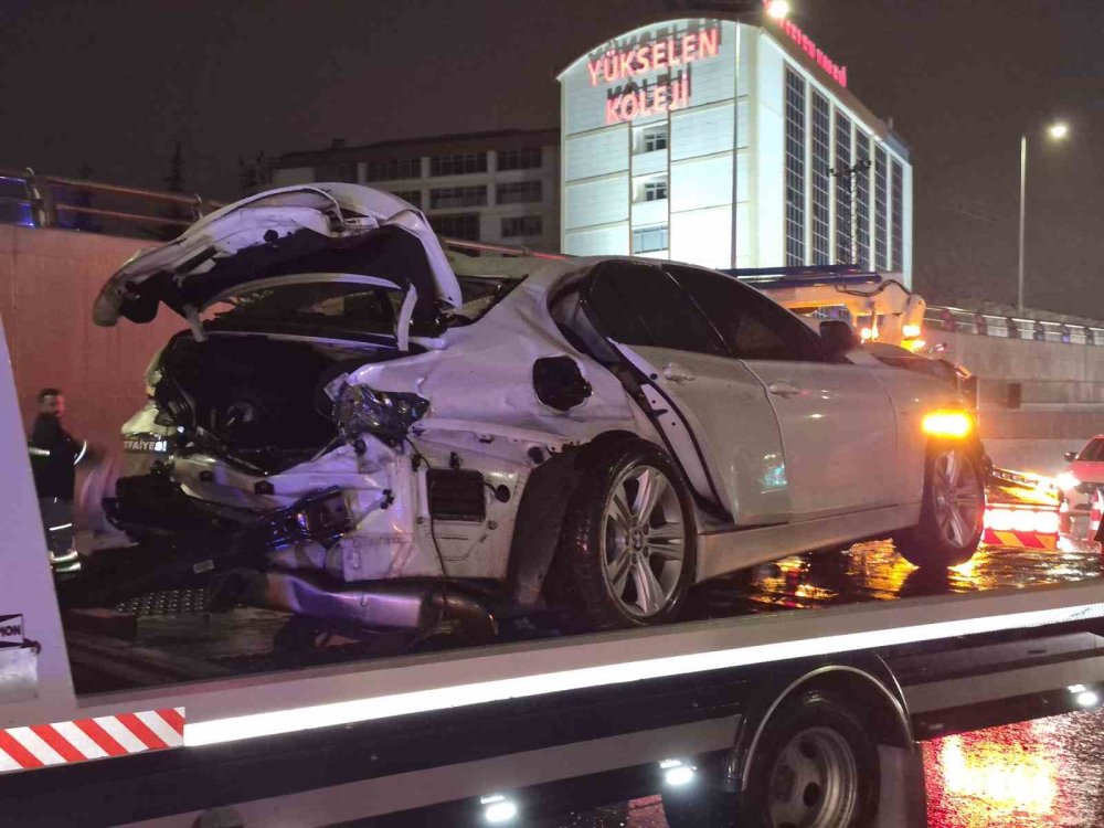 Yok böyle şiddet! Ankara'da Togg bu hale geldi