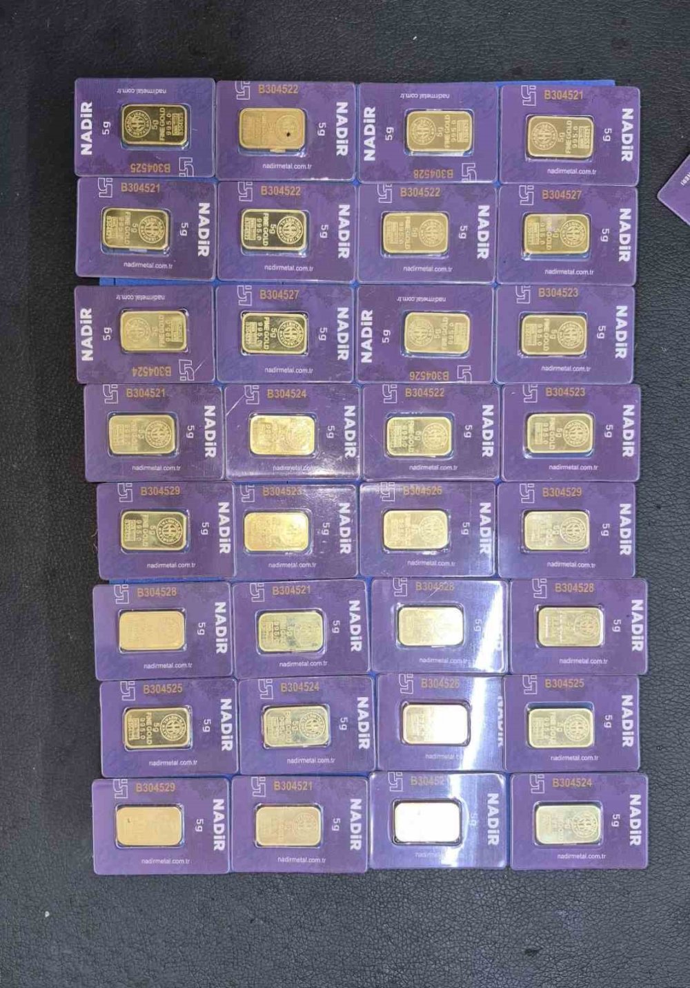 28 milyon lira değerinde sahte altın ele geçirildi