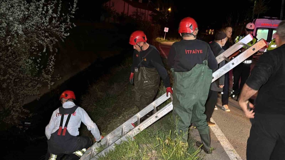 Aksaray’da Gizemli Kaza: Kanala Uçup Sırra Kadem Bastılar!