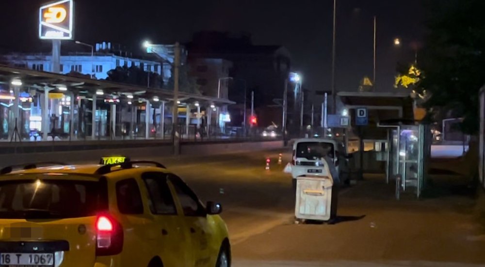 Polis uygulamasını görünce aracını çorbacıya sürdü