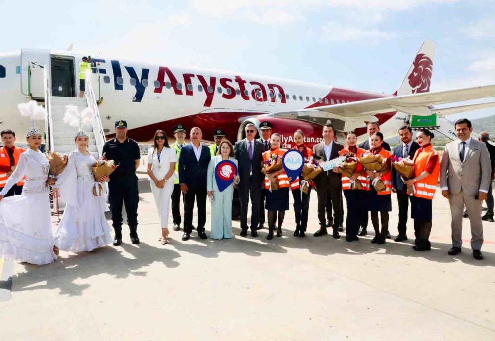 Gazipaşa-Alanya’dan Almatı ve Astana’ya direkt uçuşlar başladı