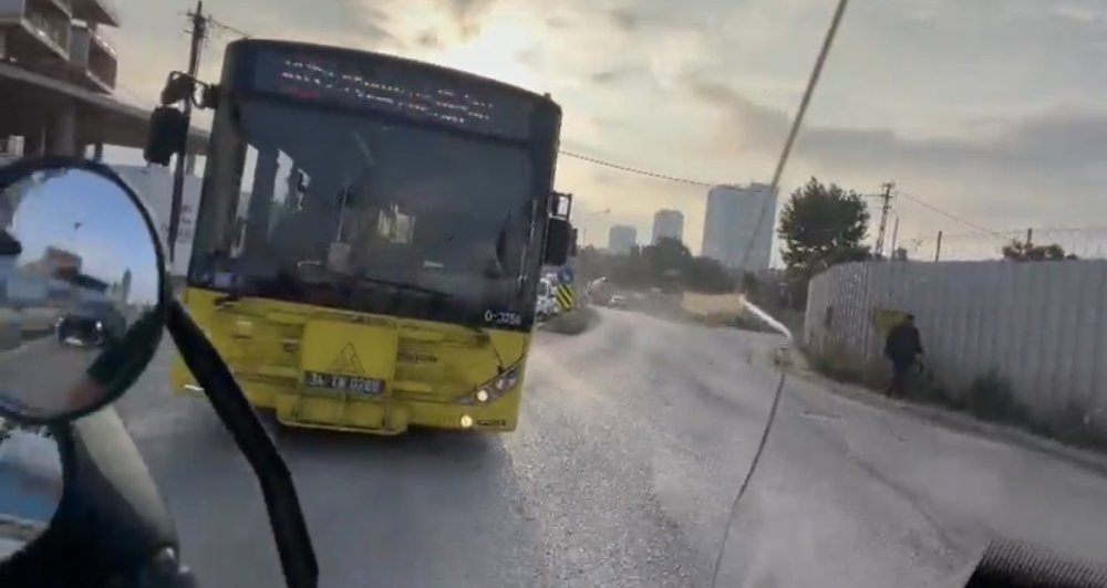 İETT otobüslerinden yeni vukuat! Son anda kurtuldu