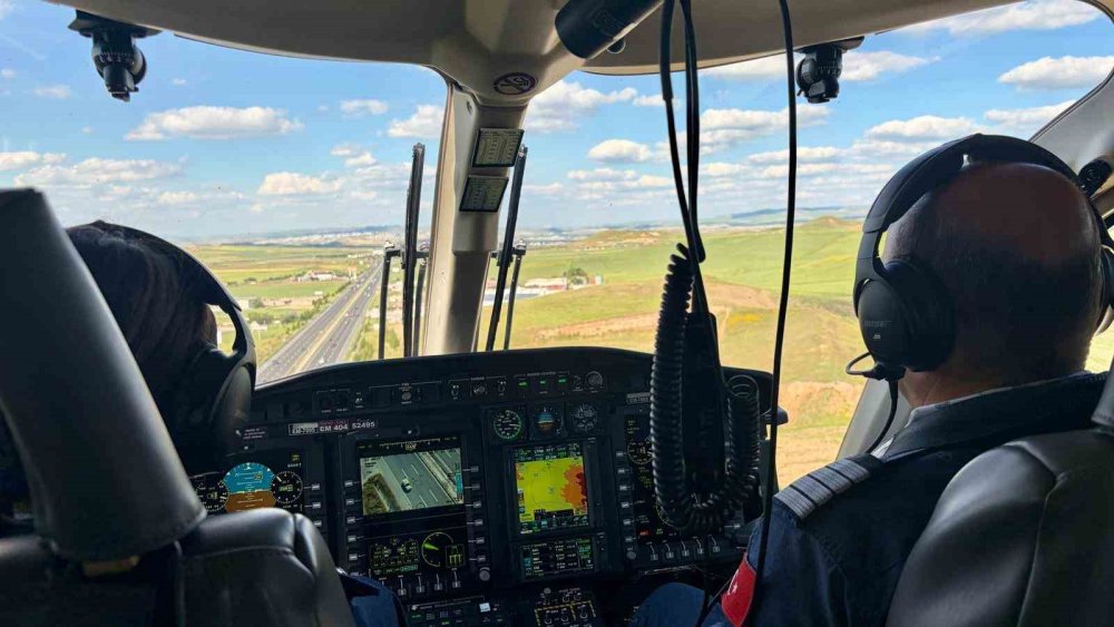 Bayram Dönüşü Trafikte Helikopterli Takip: Kaçış Yok