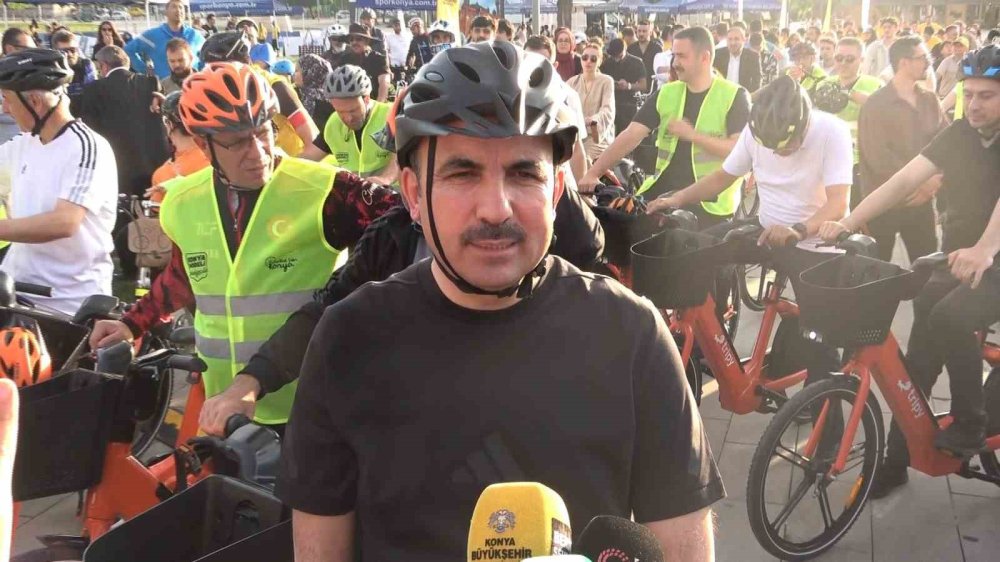 Konya Pedal Çevirdi: Kılıçarslan Meydanı’ndan 31 İlçeye Canlı Bağlantı
