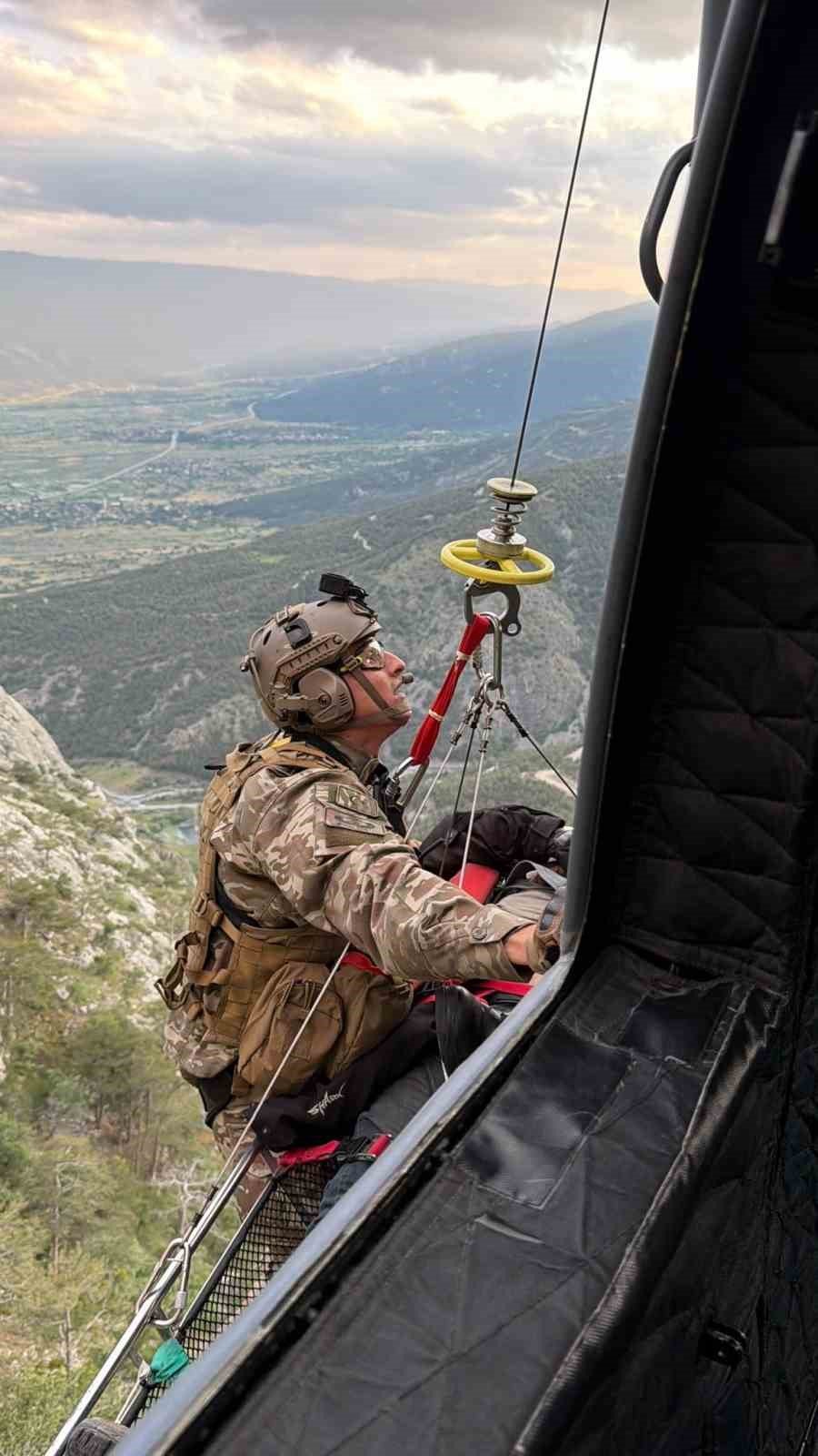 Ankara'dan kalkan helikopter Çorum'da can kurtardı