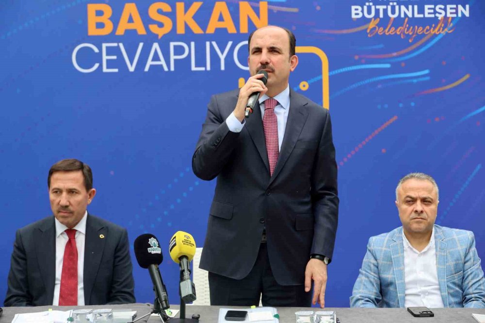 Kentsel dönüşüm, Ulaşım... Başkan Altay ve Başkan Kılca soruları cevapladı