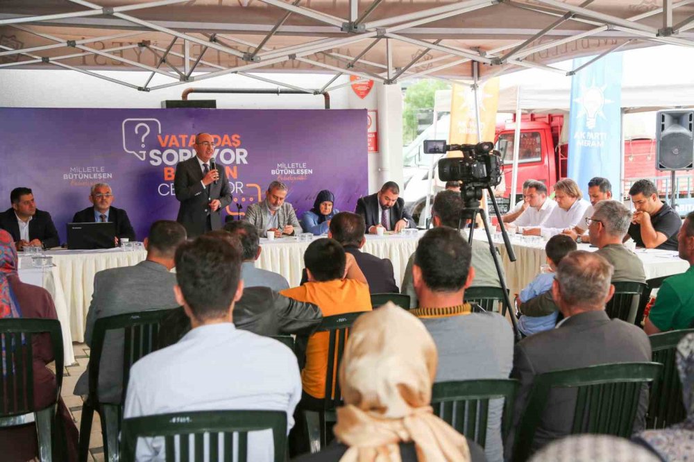 Meram’da Mahalle Buluşmaları Güçleniyor