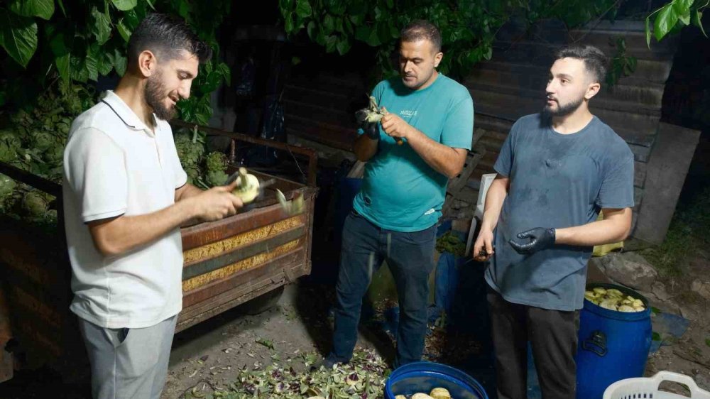 Enginarın Gizli Kahramanları: Günlük 2 Bin Adet Soyup Kazanç Sağlıyorlar