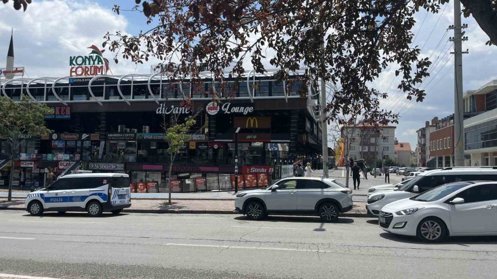 Konya’da kafe kurşunlayan şüpheli aracını bırakarak kaçtı