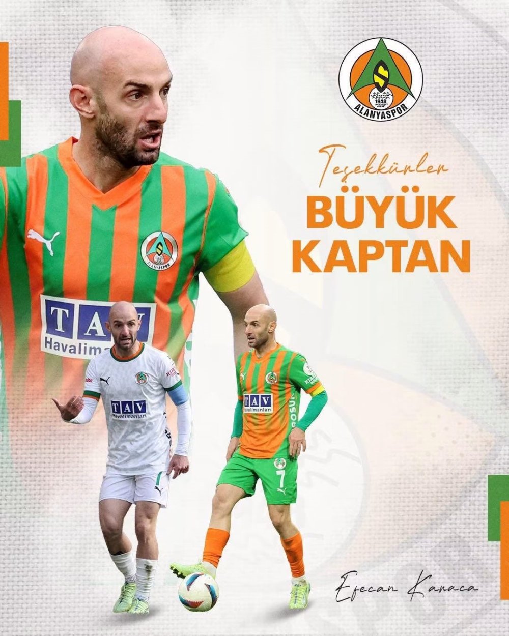 13 yıllık beraberlik sona erdi! Efecan Karaca Alanyaspor'da değil