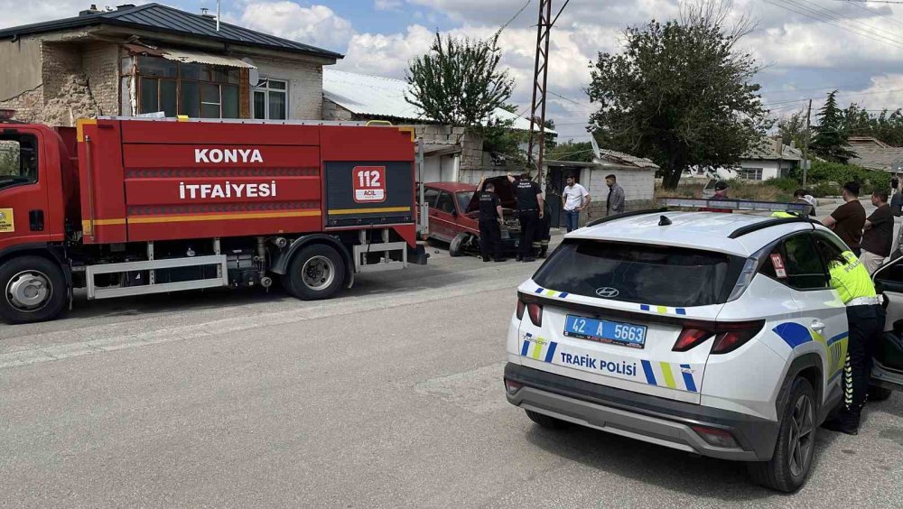 Konya Meram’da Sigortasız Sürücünün Tehlikeli Kaçışı