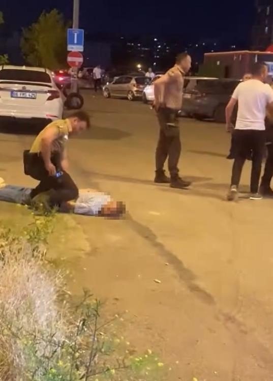 Ankara’da bekçiye bıçakla saldıran şahıs etkisiz hale getirildi