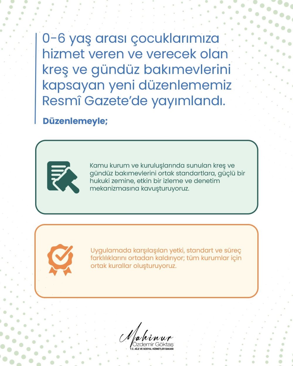 Kamu Kreşlerinde Yeni Dönem: 81 İlde Ortak Standart Uygulaması