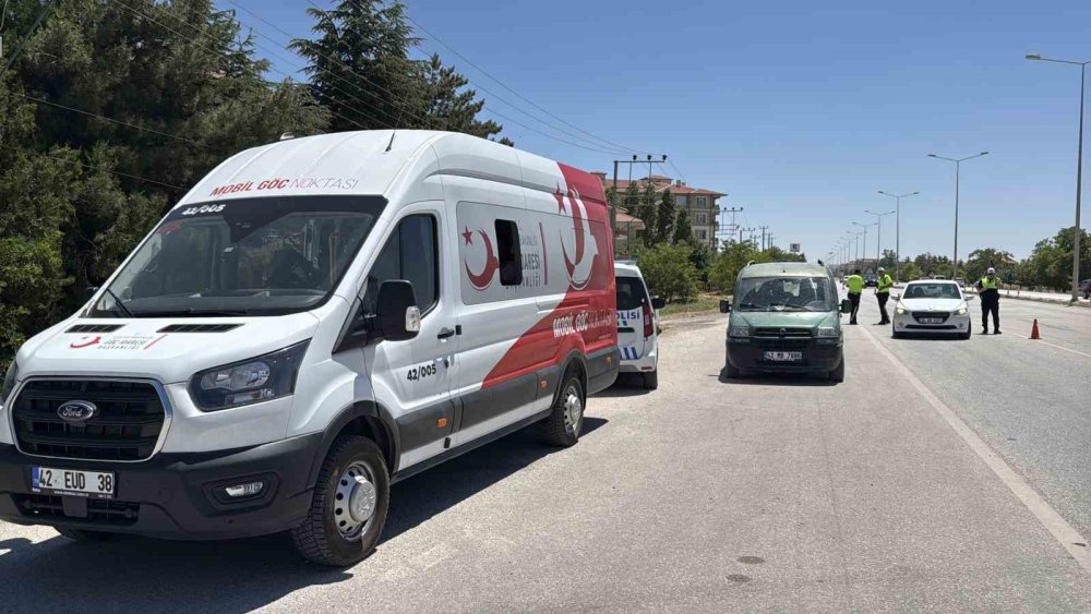 NATO Zirvesi İçin Konya-Ankara Yolunda Sıkı Güvenlik Denetimi