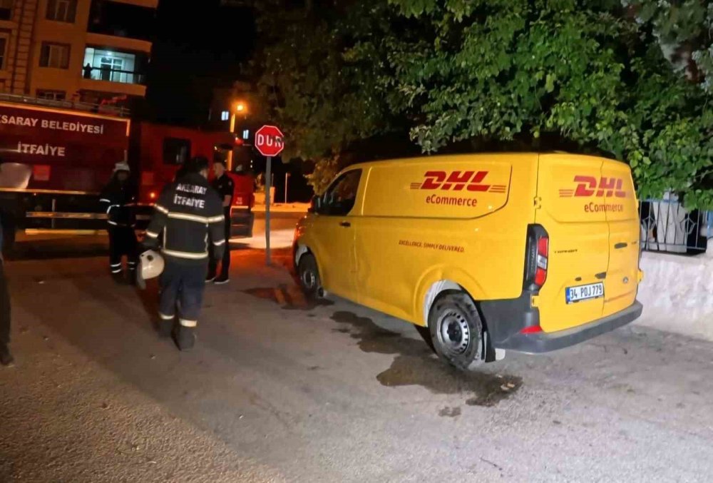 Evinin önüne park edilmesine kızdı: Kamyoneti yakmaya çalışırken yakalandı