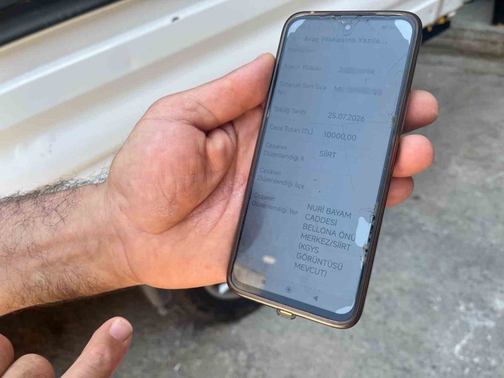 Hiç gitmediği şehirden trafik cezası geldi