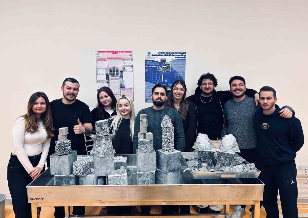 Öğrencilerden İnşaatta Devrim: 8 Yeni Beton
