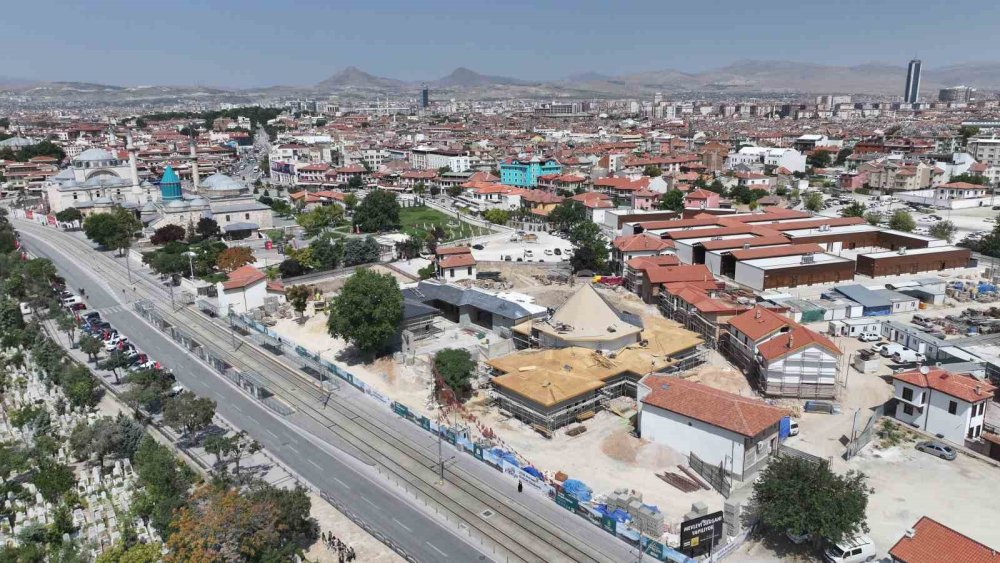 Mevlana Türbesi Arkasında Dev Dönüşüm: Mevlevi Dergahı Yükseliyor