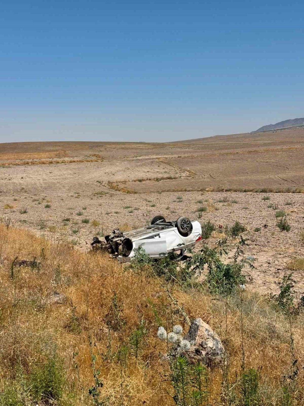 Ereğli'de Kontrolden Çıkan Otomobil Takla Attı: Aynı aileden 5 yaralı