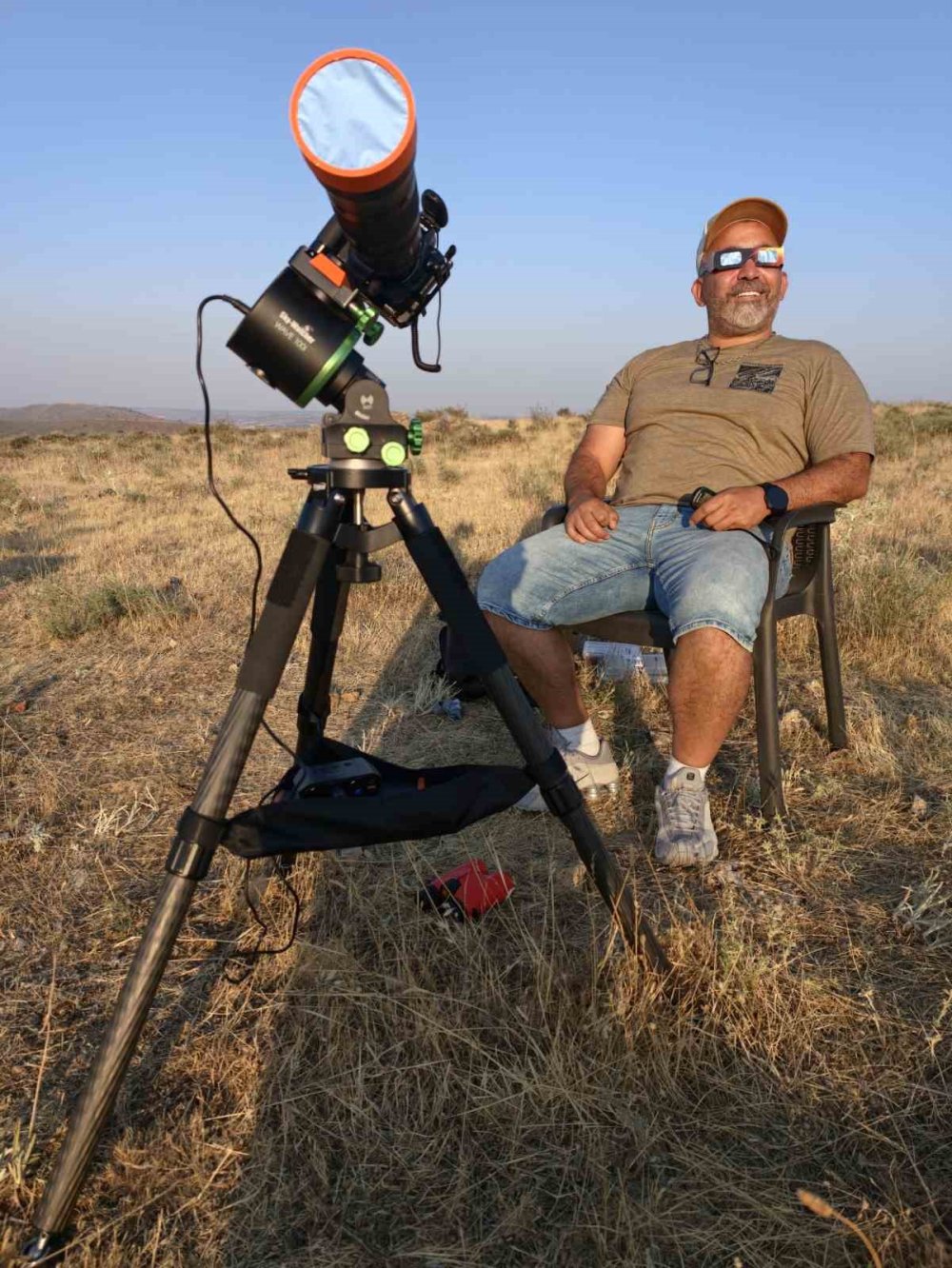 Türk astrofotoğrafçı güneş tutulmasını İspanya’da görüntüledi