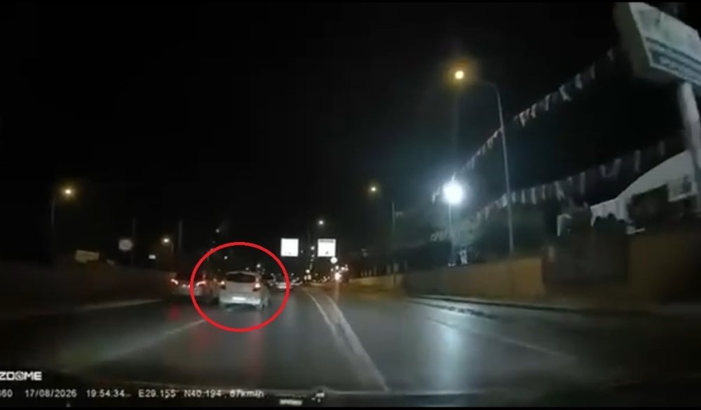 17 yaşındaki sürücü ölüme böyle makas attı