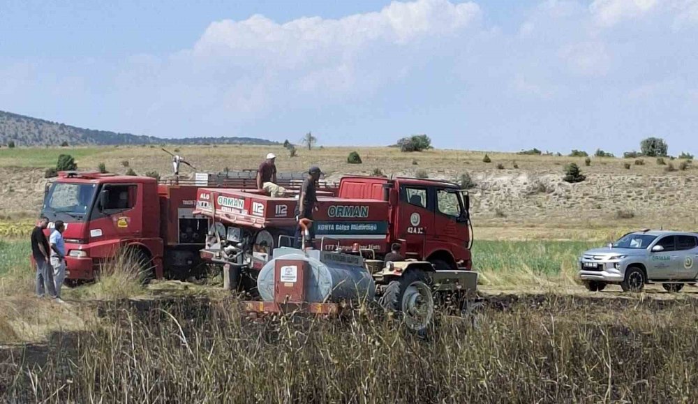 Beyşehir'de Korkutan Yangınlar: Ekipler Zamanla Yarıştı!