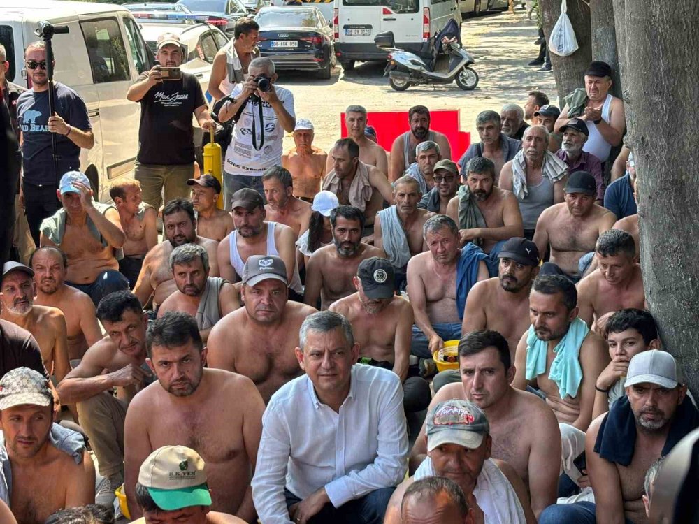 Özgür Özel’den Doruk Madencilik İşçilerine Destek