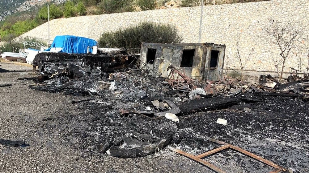 Antalya'daki yangının ardından üzen manzara görüntülendi