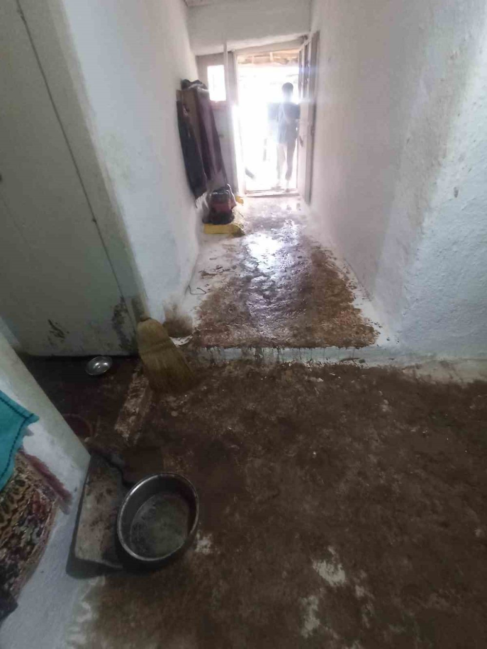 Bozkır’da sel oldu