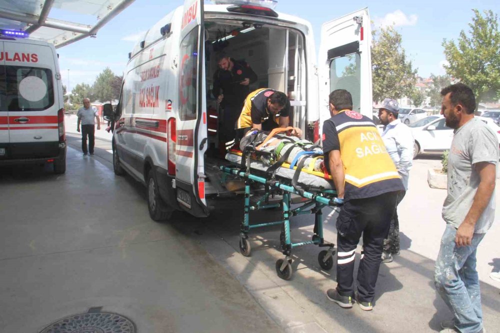 İnşaatın 3’üncü katından düşen usta yaralandı
