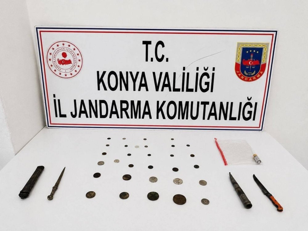 Konya'da Tarihi Eser Operasyonu: Kepçe de Var Cıva da