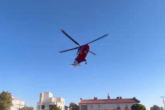 83 Yaşındaki Hasta İçin Zamanla Yarış: Hava Ambulansıyla Konya'ya Nakledildi
