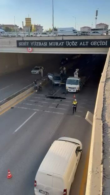 Etimesgut'ta trafik durdu! Sebebi bu çıktı