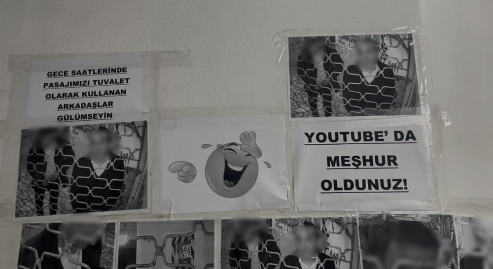 Gece Tuvaletini Yapanları Bulup Fotoğraflarını Duvara Astı