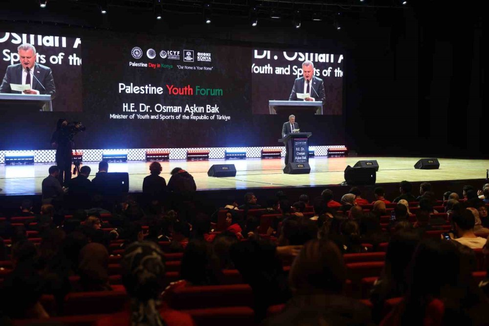 Konya'da Filistin Forumu: Gazze'de Spor Tesisleri Yıkıldı