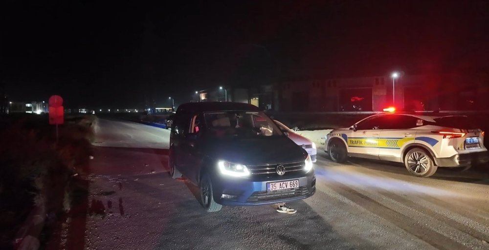 Polisten kaçtı, sonunda böyle kaldı